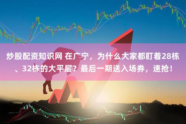 炒股配资知识网 在广宁，为什么大家都盯着28栋、32栋的大平层？最后一期送入场券，速抢！